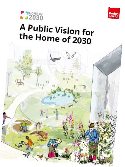 front cover for the document a public vision for the home of 2030 by design council