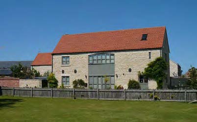 A new home with distinctive locally relevant materials.